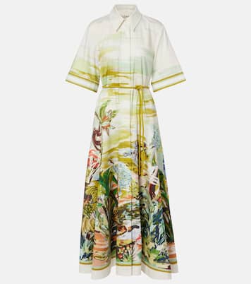 Jungle Boogie cotton shirt dress | Alémais