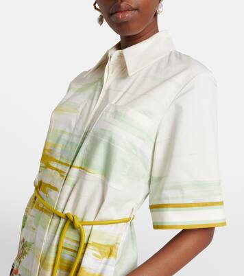 Jungle Boogie cotton shirt dress | Alémais