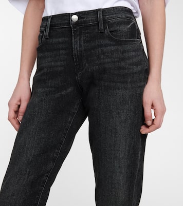 Le Garçon cropped mid-rise skinny jeans | Frame
