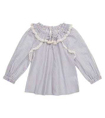 Bluse Aliane Gather Neck aus Baumwolle | Zimmermann Kids