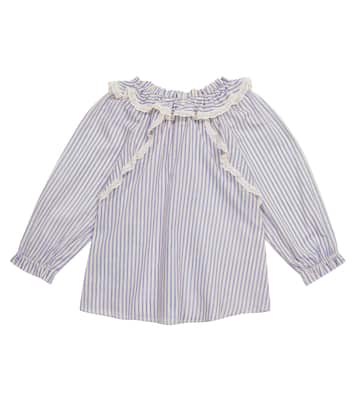 Bluse Aliane Gather Neck aus Baumwolle | Zimmermann Kids