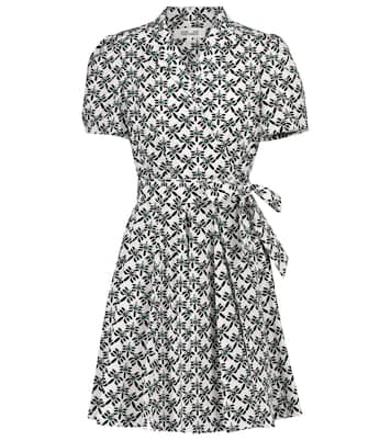 Evalina cotton poplin minidress | Diane von Furstenberg