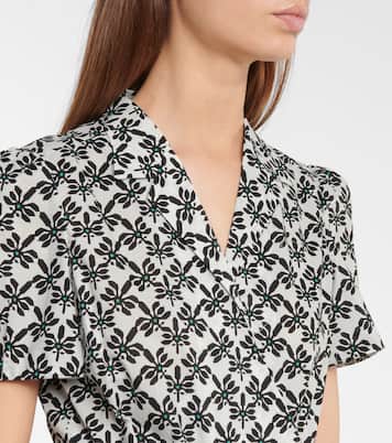 Evalina cotton poplin minidress | Diane von Furstenberg