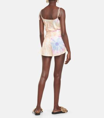Shorts tie-dye a vita alta | Rabanne