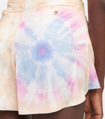 Shorts tie-dye a vita alta | Rabanne