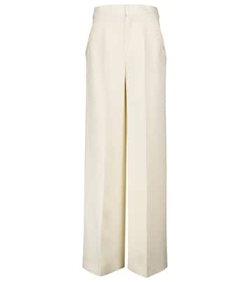 Williamston wool crêpe wide-leg pants | Roland Mouret