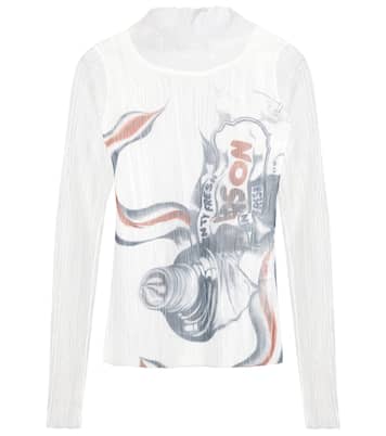 Top transparente estampado | JW Anderson