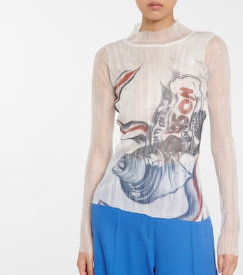 Top transparente estampado | JW Anderson