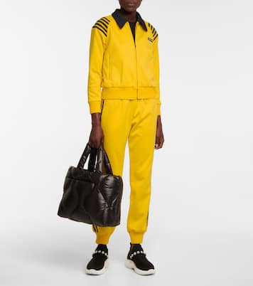 Felpa in misto cotone con zip | Miu Miu