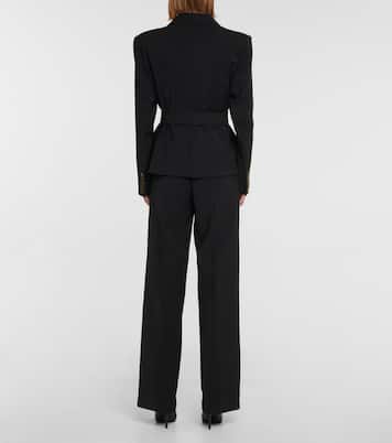 Blazer in crêpe con cintura | Alexandre Vauthier