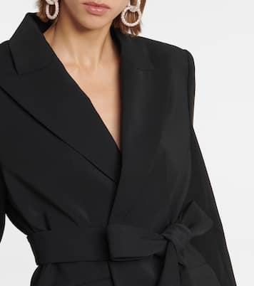 Blazer in crêpe con cintura | Alexandre Vauthier