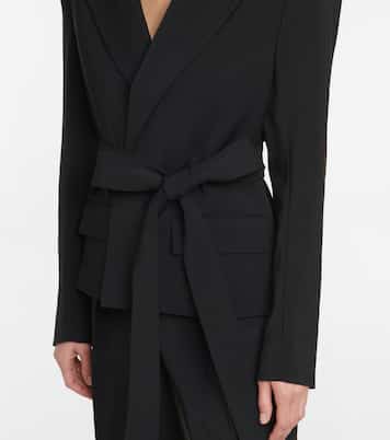 Blazer in crêpe con cintura | Alexandre Vauthier