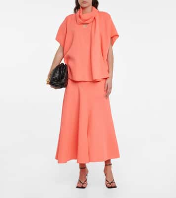 Bluse Willa aus Woll-Crêpe | Roksanda