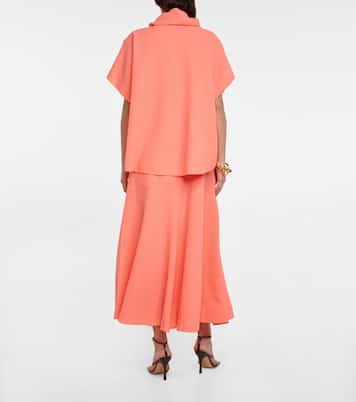 Bluse Willa aus Woll-Crêpe | Roksanda