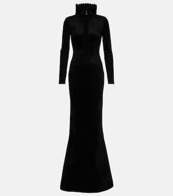 Abito lungo in misto lana | Alaïa