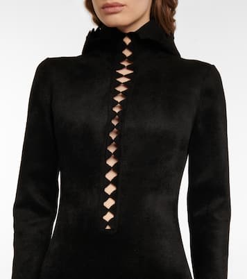 Abito lungo in misto lana | Alaïa