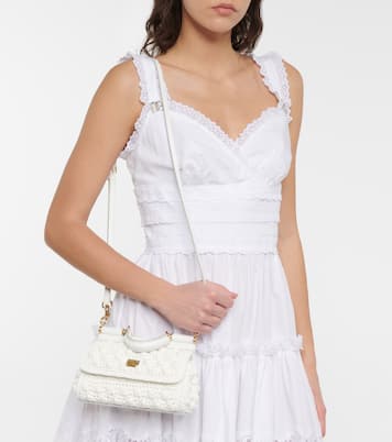 Borsa Sicily Small in crochet | Dolce&Gabbana