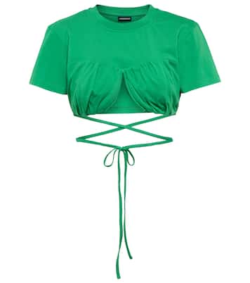 Top cropped Baci in cotone | Jacquemus