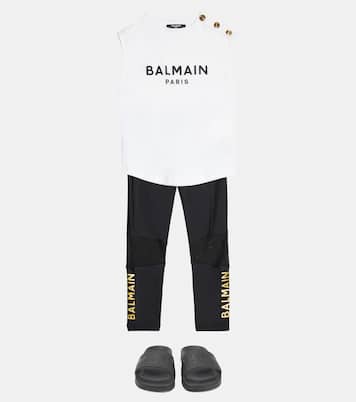 Logo leggings | Balmain Kids