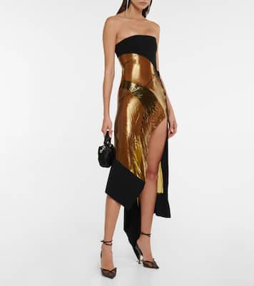 Asymmetrisches Midikleid | Mugler