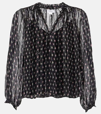 Bluse aus einem Baumwollgemisch | Velvet
