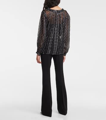 Bluse aus einem Baumwollgemisch | Velvet