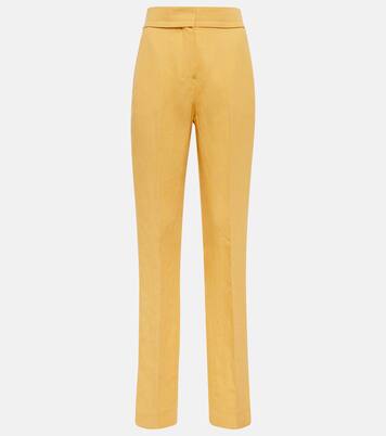 Le Pantalon Tibau linen-blend pants | Jacquemus