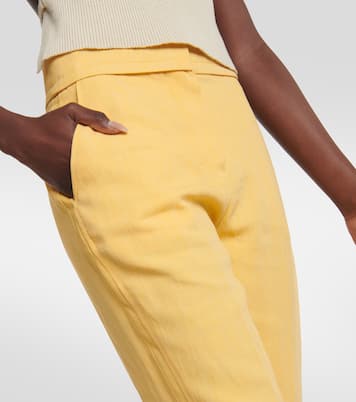 Le Pantalon Tibau linen-blend pants | Jacquemus