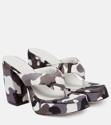 Sandalias Gia 17 Uni de camuflaje | Gia Borghini