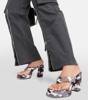 Sandalias Gia 17 Uni de camuflaje | Gia Borghini