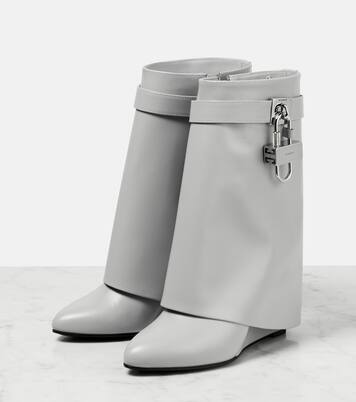 Bottines Shark Lock en cuir | Givenchy