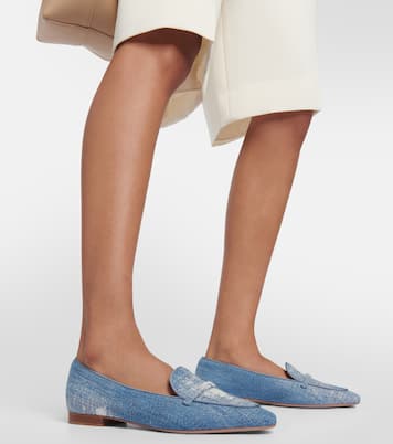 Loafers Bruni aus Denim | Malone Souliers