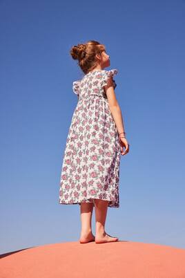 Bedrucktes Kleid aus Baumwolle | Vilebrequin Kids