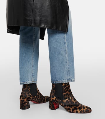Stivaletti Turelastic in pelle con stampa | Christian Louboutin