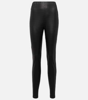 Leisure - Pantaloni slim Zefir in similpelle | Max Mara