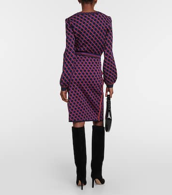 Falda midi Hazel en jacquard | Diane von Furstenberg