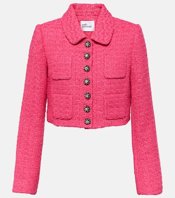 Cropped bouclé jacket | Self-Portrait