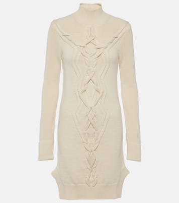 Atina cable-knit wool-blend minidress | Isabel Marant