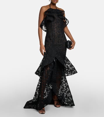 Robe aus Guipure-Spitze | Oscar de la Renta
