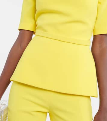 Mattea draped crêpe top | Safiyaa