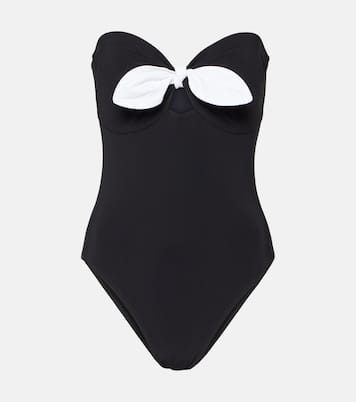 Costume intero Alula a fascia con fiocco | Karla Colletto