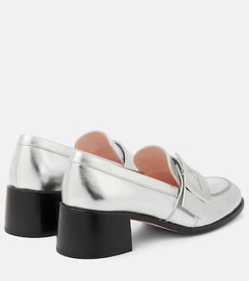 Loafers Viv' Rangers aus Metallic-Leder | Roger Vivier
