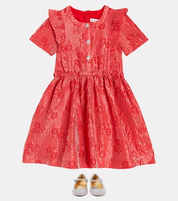 Verziertes Kleid aus Jacquard | Self-Portrait Kids