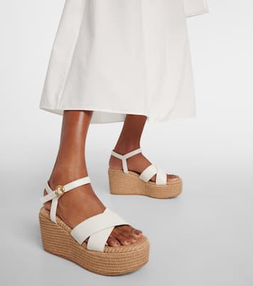 Sandali in suede con zeppa | Gianvito Rossi