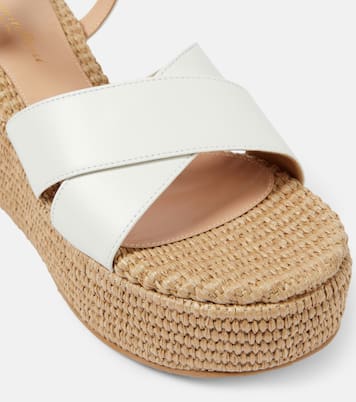 Sandali in suede con zeppa | Gianvito Rossi