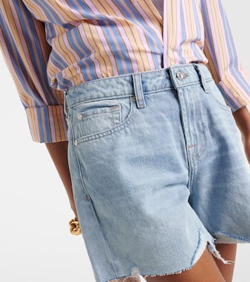 Monroe high-rise denim shorts | 7 For All Mankind
