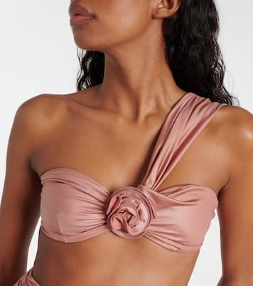 Top bikini con applicazione floreale | Magda Butrym
