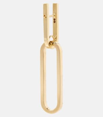 Link 18kt gold hoop earrings with diamonds | Bucherer Fine Jewellery