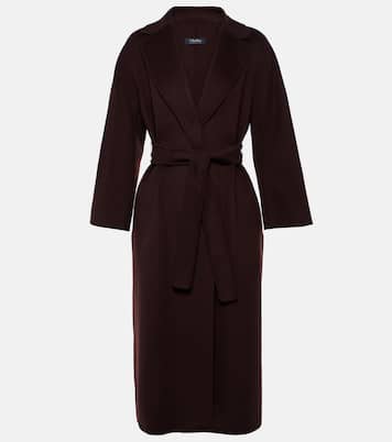 Abrigo de lana virgen con cinturón | 'S Max Mara