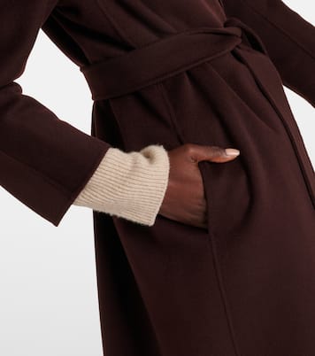 Abrigo de lana virgen con cinturón | 'S Max Mara